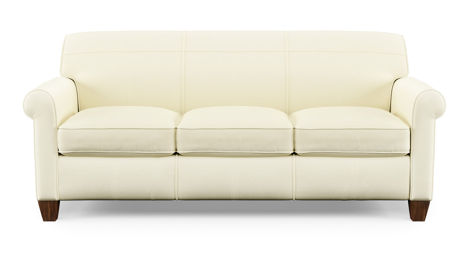 Dana Leather Sofa Beige