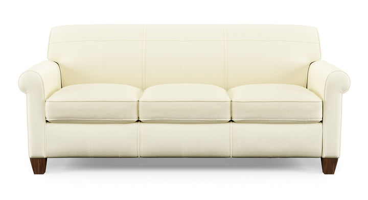 Dana Leather Sofa Beige