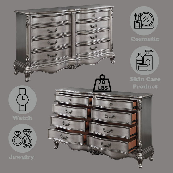 Ariadne - Dresser - Antique Platinum