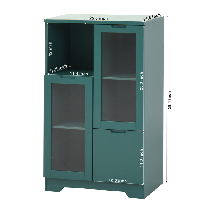 modern-cabinet-with-glass-doors-and-drawer