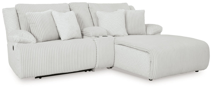 Top Tier - 3-Piece Reclining Sectional Sofa With Raf Chaise - Alloy by Ashley Furniture product image
