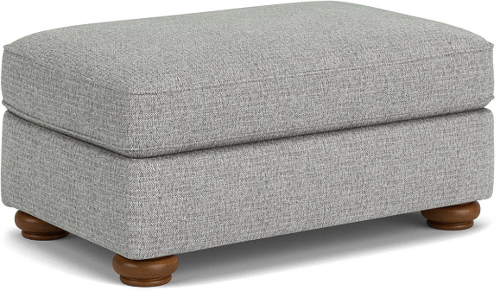 Preston  19" Cocktail Ottoman  Gray