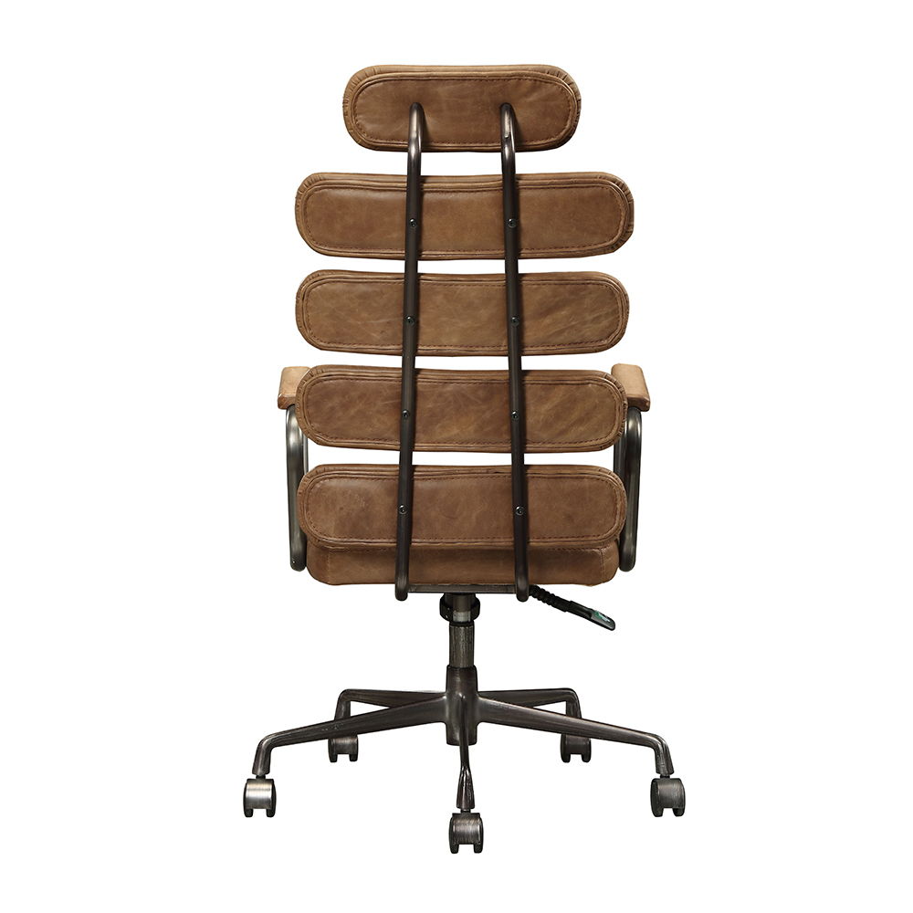 Calan - Office Chair - Retro Brown Top Grain Leather