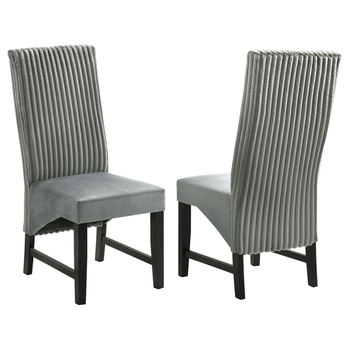 Coaster Furniture Barrand - Upholstered Dining Side Chair  - Gray
