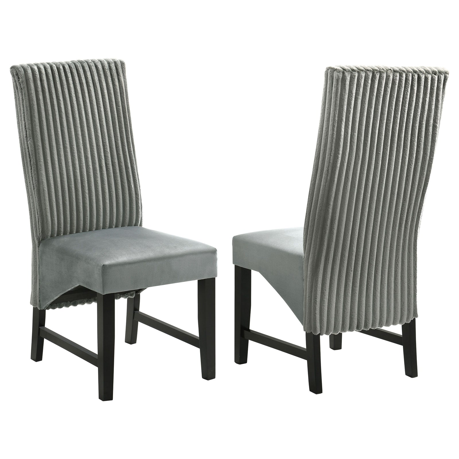 Coaster Furniture Barrand - Upholstered Dining Side Chair  - Gray