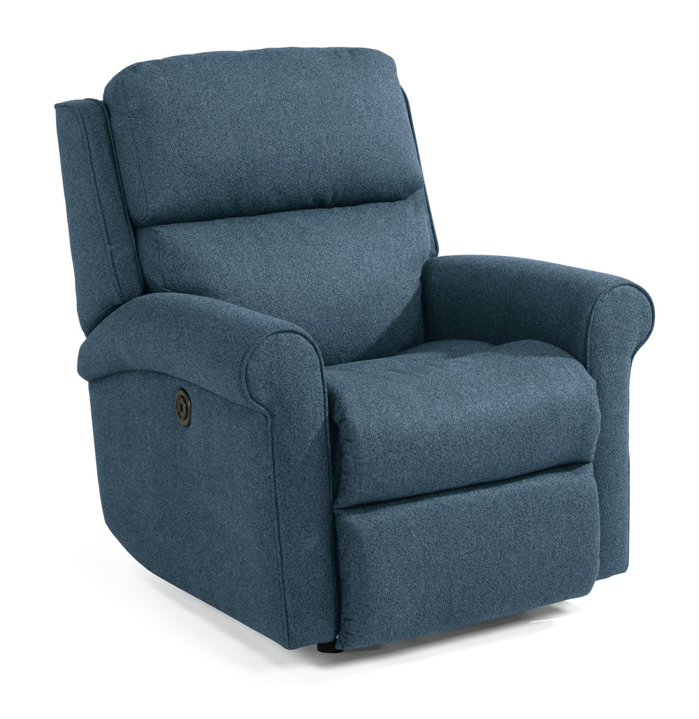 Belle Power Rocking Recliner Blue
