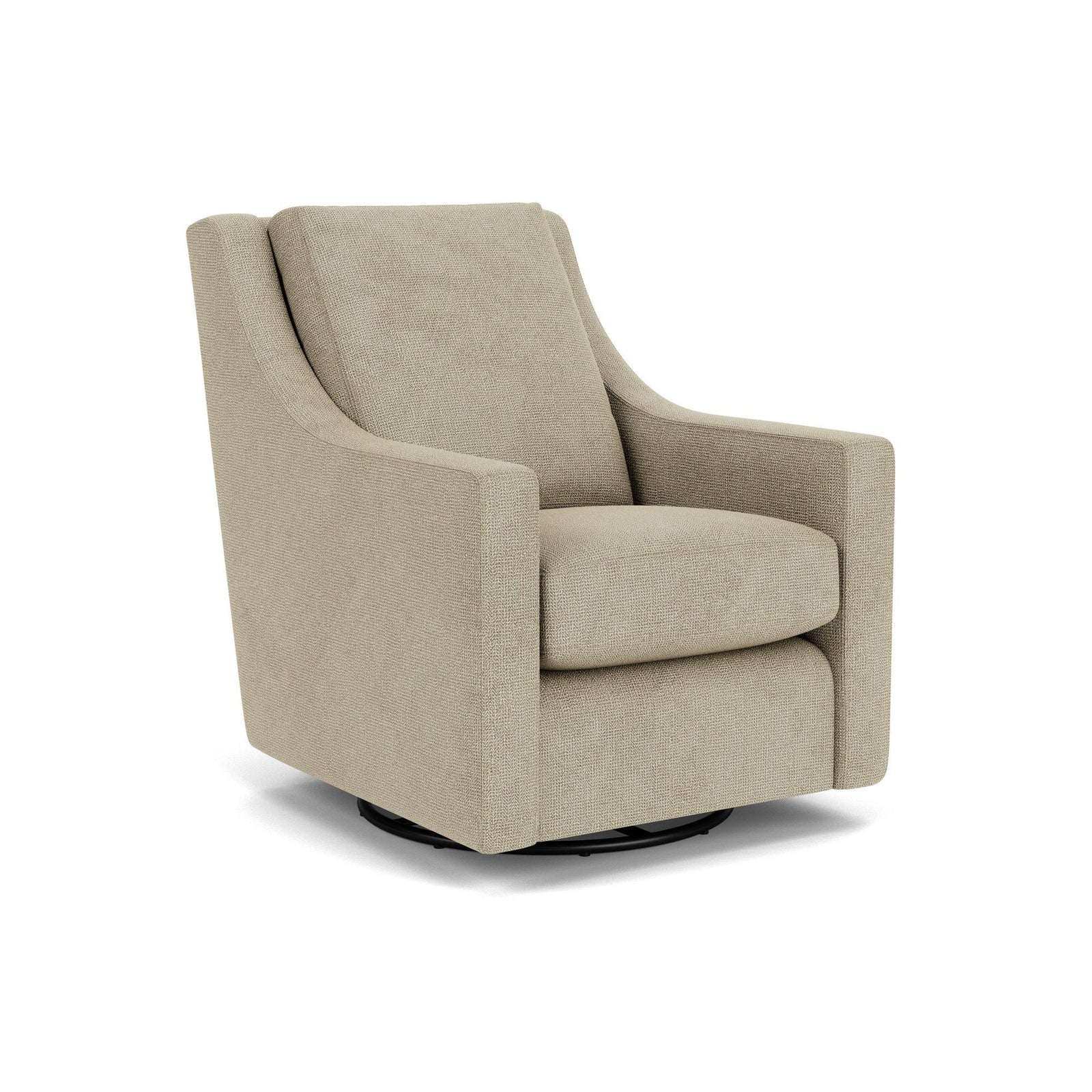 Murph Swivel Glider Chair Beige