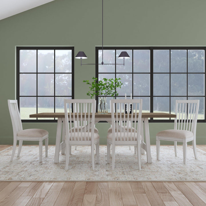 Melody Rectangular Dining Table White