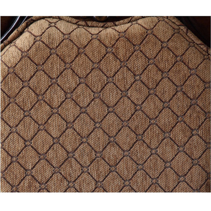 Chateau De Ville - Fabric Arm Chair Set of 2) - Cherry / Light Brown