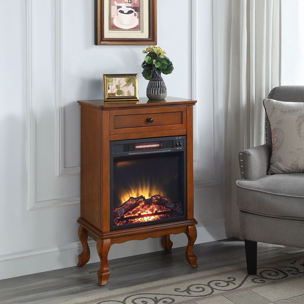 Eirene - Fireplace - Walnut