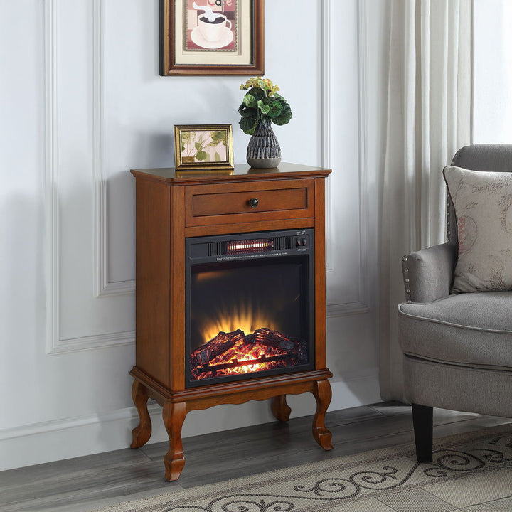 Eirene - Fireplace - Walnut