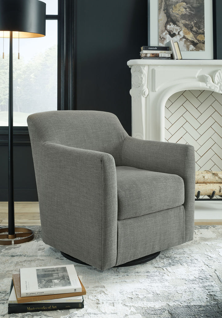 Bradney - Swivel Accent Chair - Gray