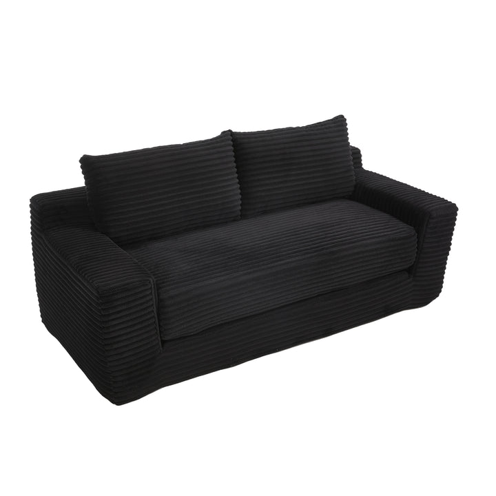 convertible-sofa-sleeper-with-memory-foam-steel-frame-corduroy-fabric