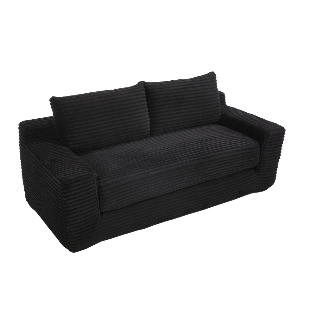 convertible-sofa-sleeper-with-memory-foam-steel-frame-corduroy-fabric