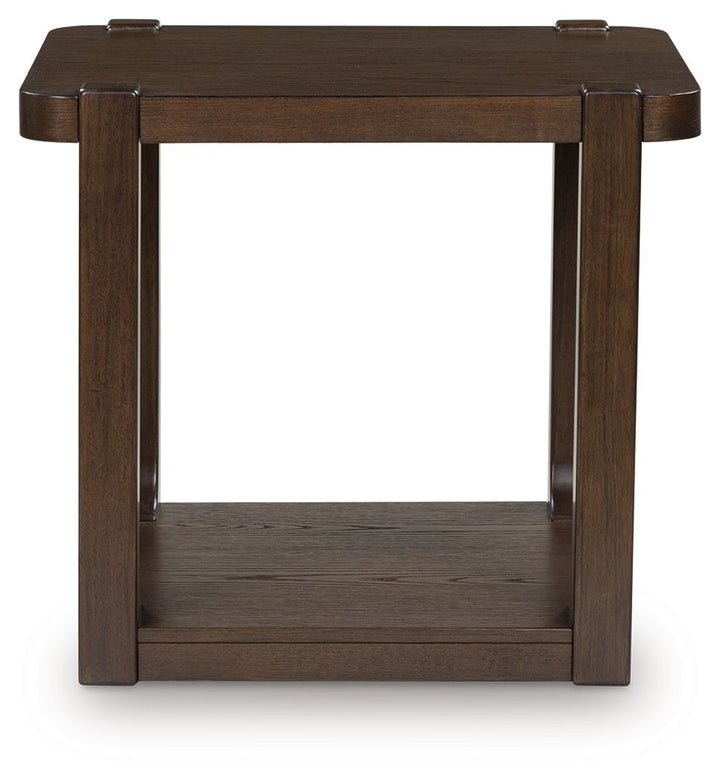 Breckington - Rectangular End Table - Dark Brown by Ashley Furniture product image