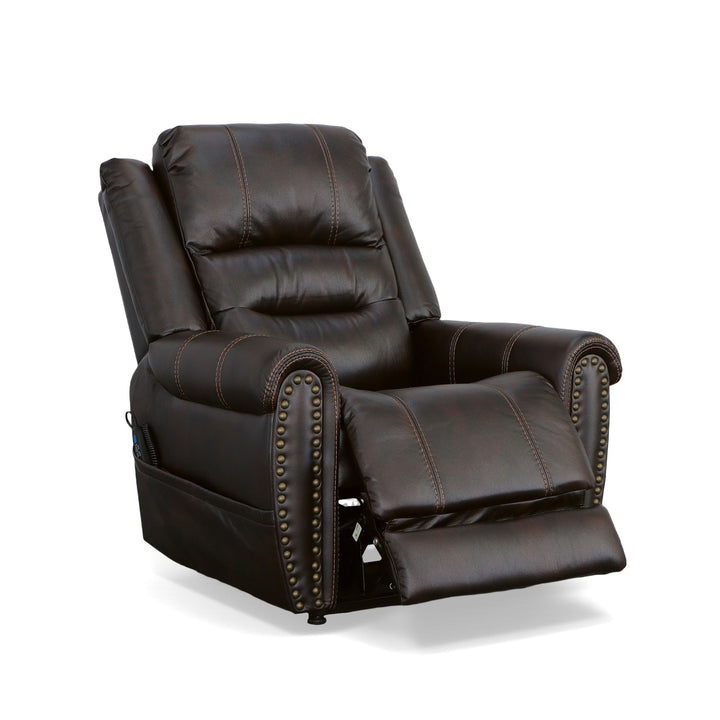 Oscar Fabric Power Lift Recliner with Right