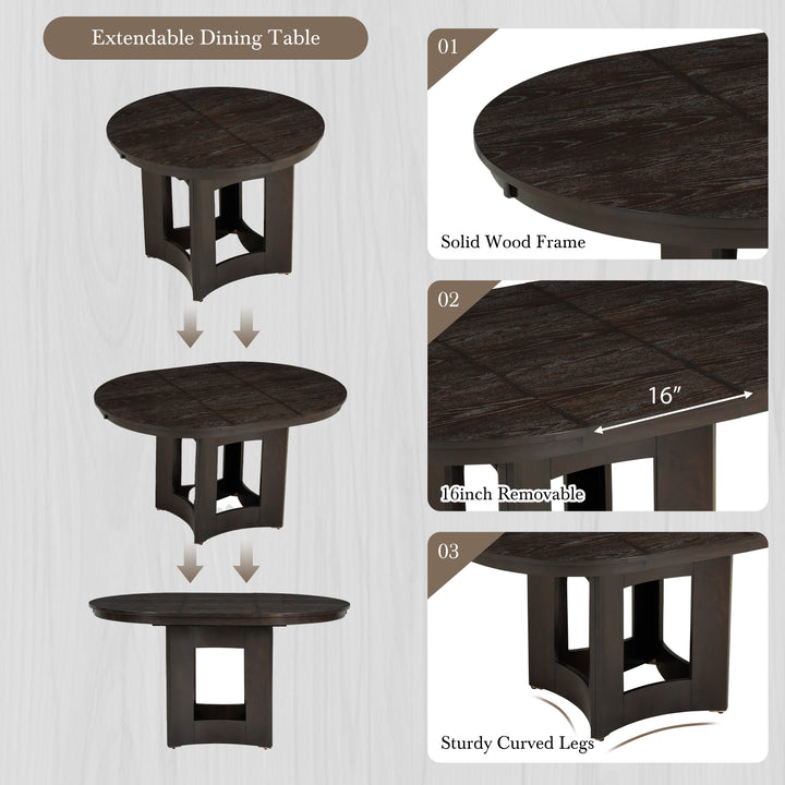 farmhouse-extendable-round-dining-table-set-for-5-with-upholstered-chairs-and-16inch-removable-leaf-espresso-beige