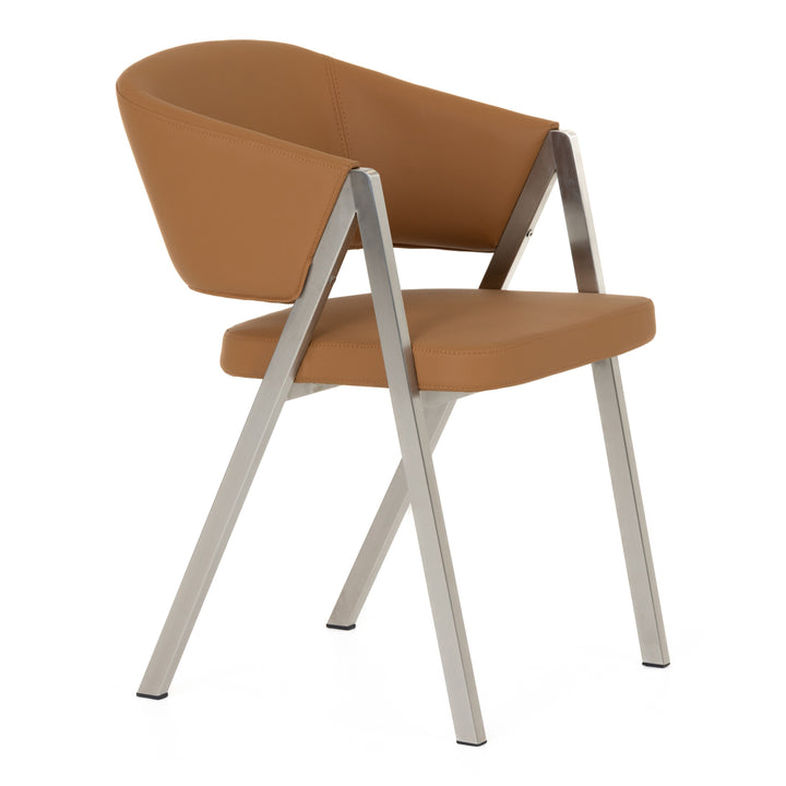 Marcus - Modern Vegan Leather Dining Chair (Set of 2)