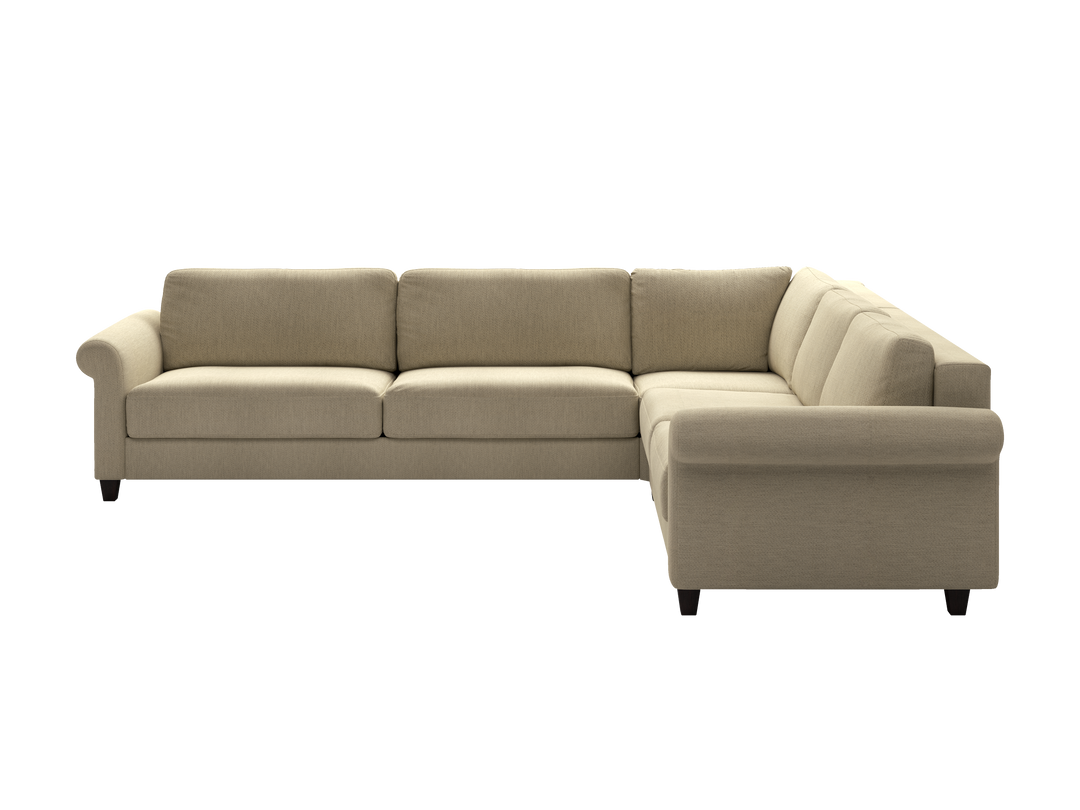 Luonto Hugo studio - Hugo King-Sectional Atlantic-03 104-9 Wenge Closed Front