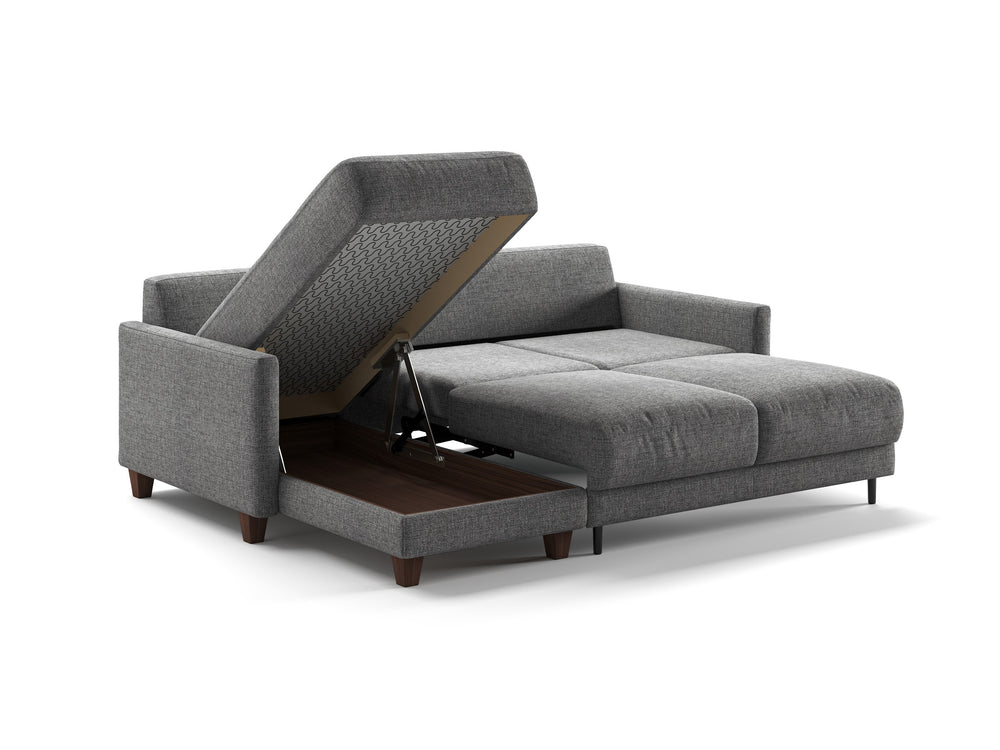 Luonto Martta studio - Martta Sectional-LHF-Chaise Atlantic-07 127-9 Walnut Open Angle