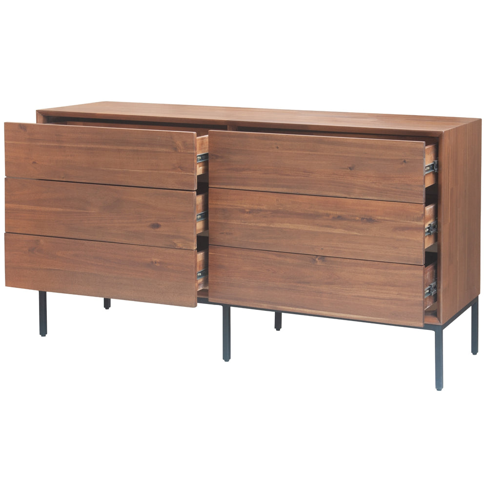 Hathaway Dresser 6 Drawers - Newton Brown - view 5