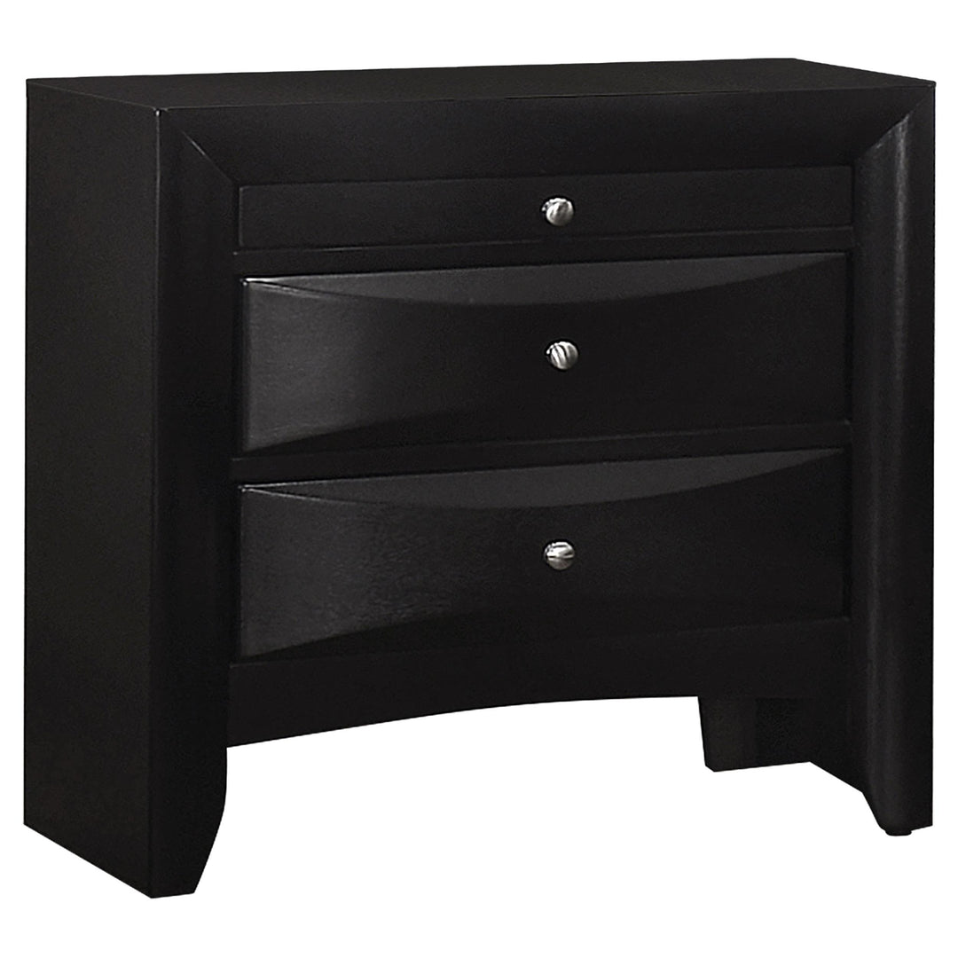 Coaster Furniture 200702 Briana 2-drawer Nightstand Black