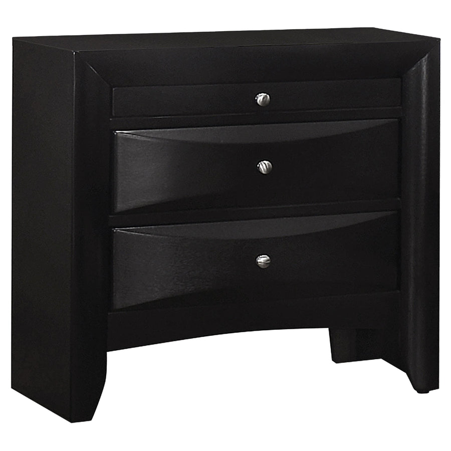 Coaster Furniture 200702 Briana 2-drawer Nightstand Black