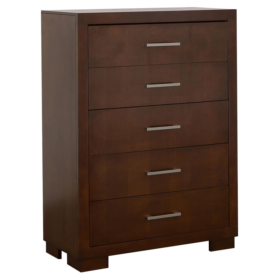 Coaster Furniture 200715 Jessica 5-drawer Bedroom Chest Cappuccino