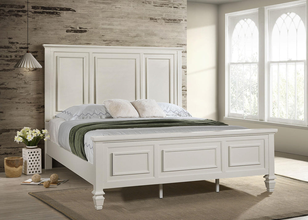 coaster-furniture-201301ken-sandy-beach-63-inch-eastern-king-wood-panel-bed-cream-white