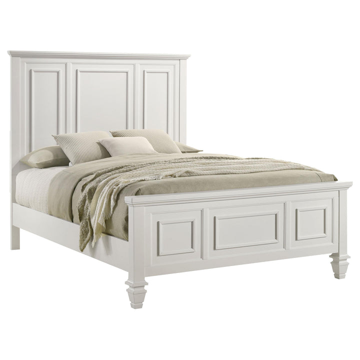 Coaster Furniture 224731KE-S5 Lucia 5-piece Eastern King Bedroom Set Beige and White