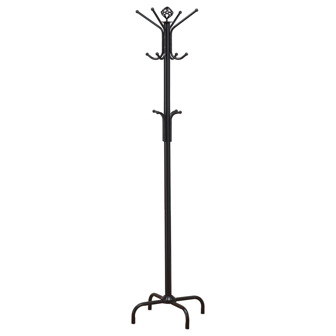 Coaster Furniture 2019 Collier 12 Hook Freestanding Coat Rack Hat Hanger Black