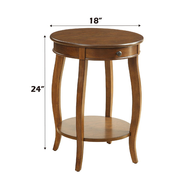 Alysa - Accent Table - Walnut