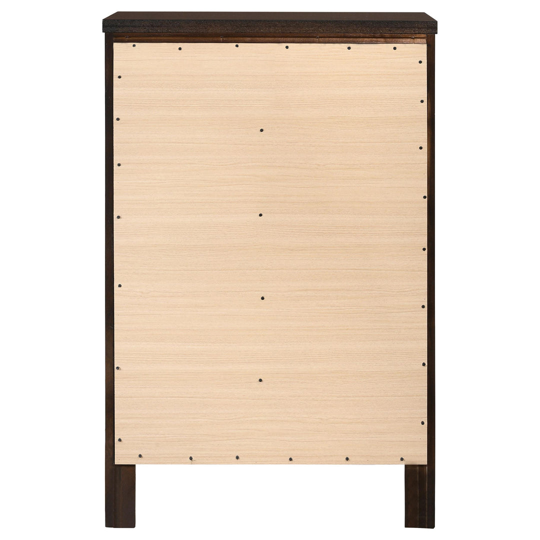 Coaster Furniture 224731KE-S5 Lucia 5-piece Eastern King Bedroom Set Beige and White