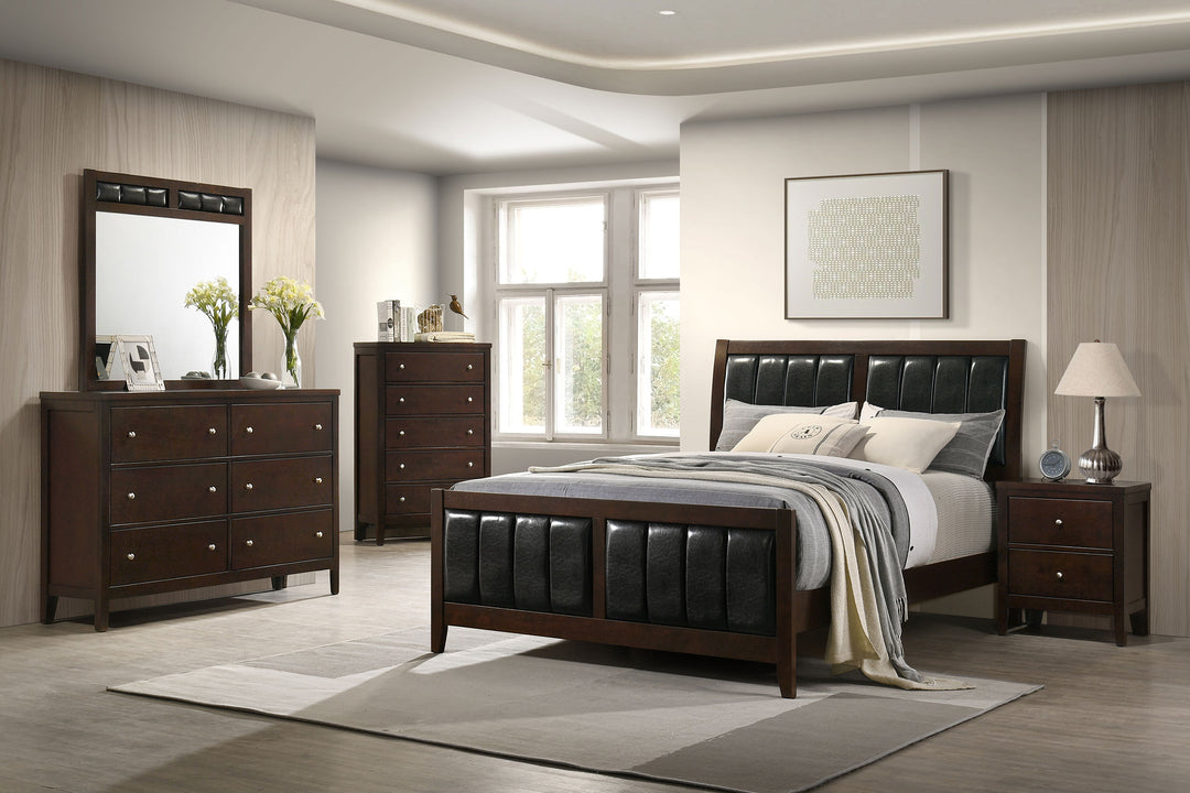 Carlton - 5-Drawer Bedroom Chest - Cappuccino