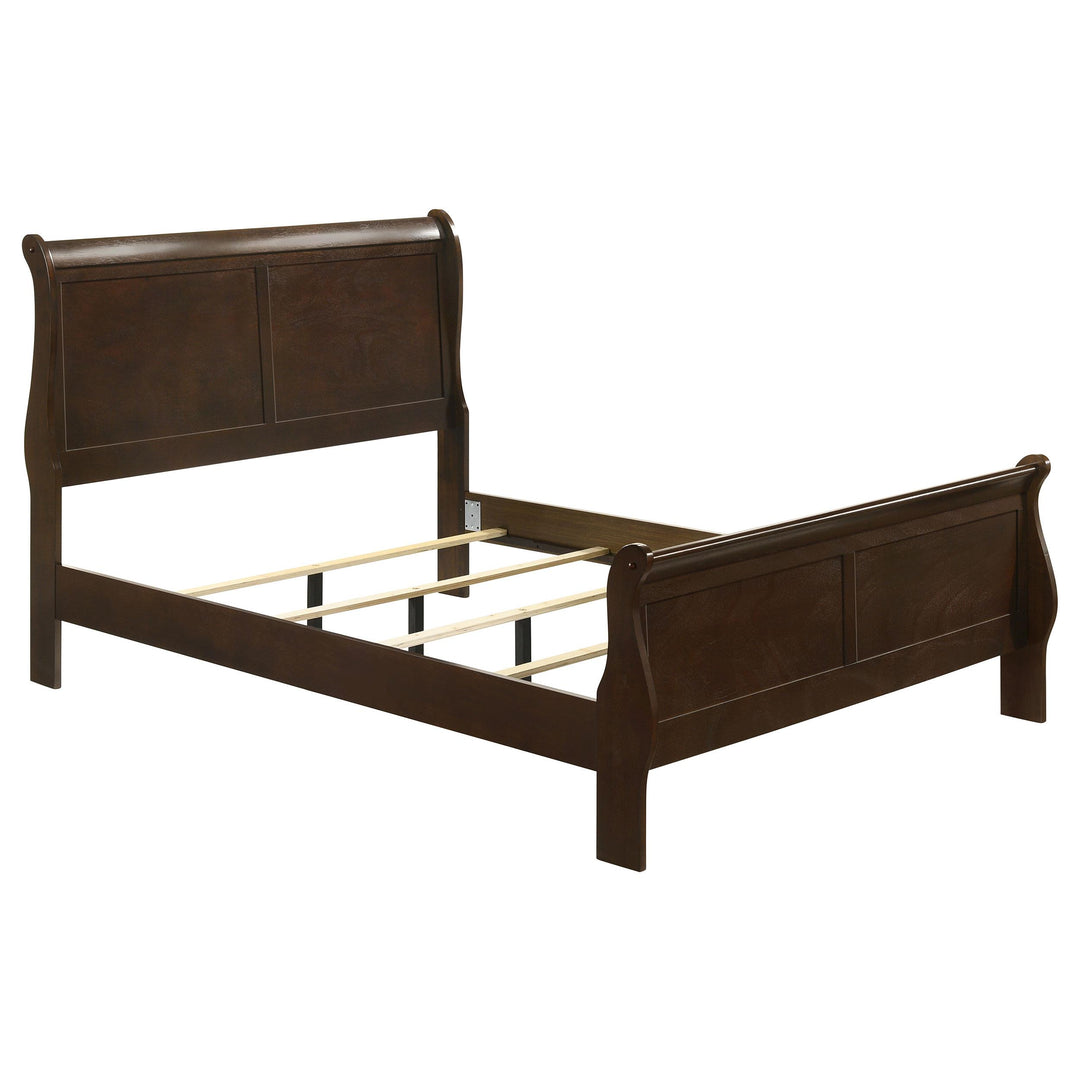 Coaster Furniture 202411F Louis Philippe Wood Full Sleigh Bed Cappuccino