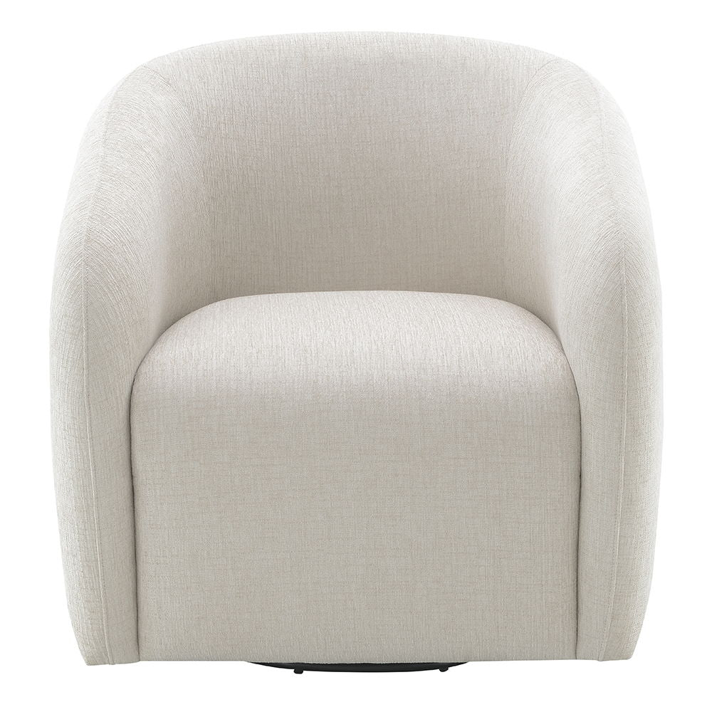 Etienne - Chair With Swivel - Beige Linen