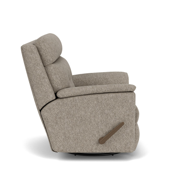 Mason Swivel Gliding Recliner Gray