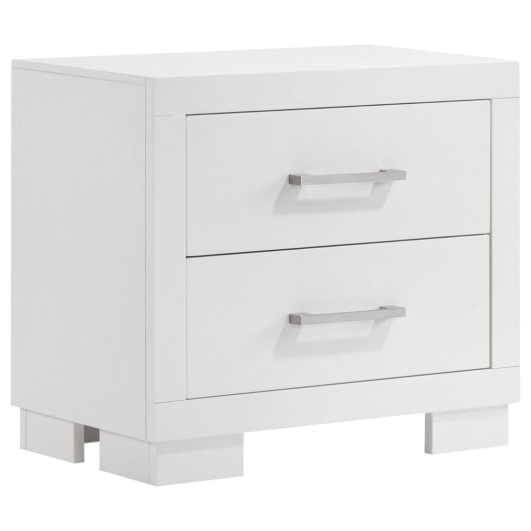 Coaster Furniture 202992 Jessica 2-drawer Nightstand Snow White