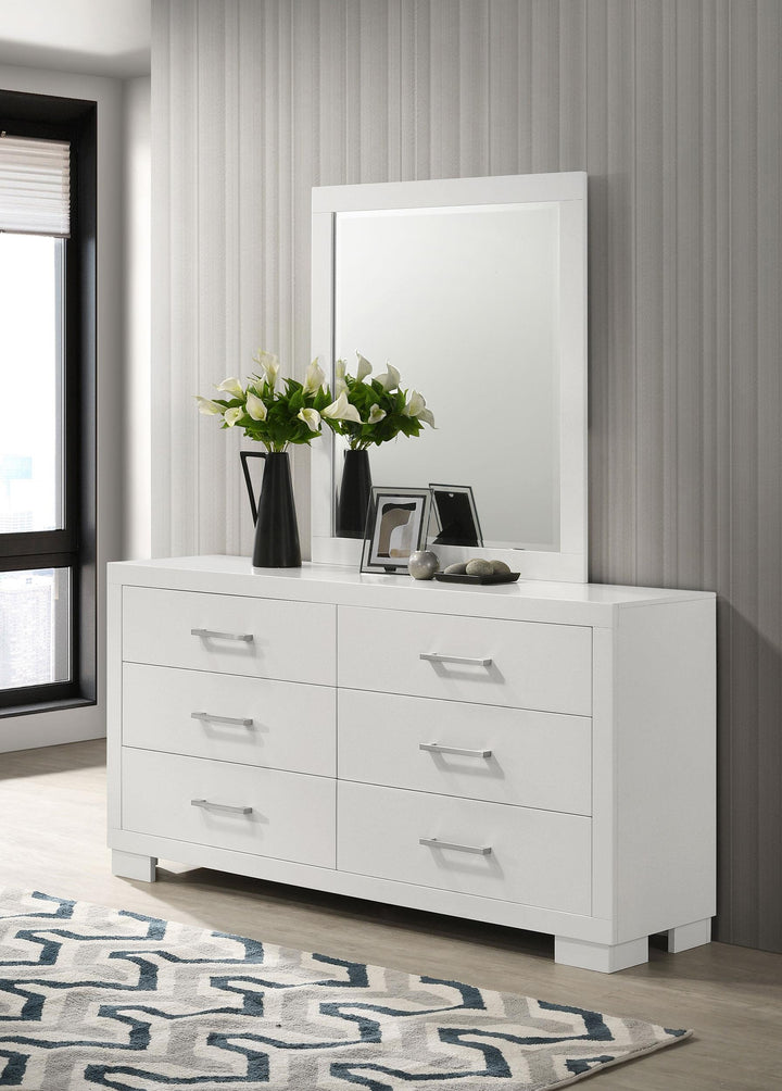 coaster-furniture-202993m-jessica-6-drawer-dresser-with-mirror-cream-white