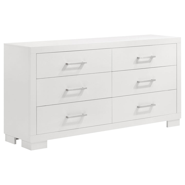 Coaster Furniture 202993 Jessica 6-drawer Dresser Snow White