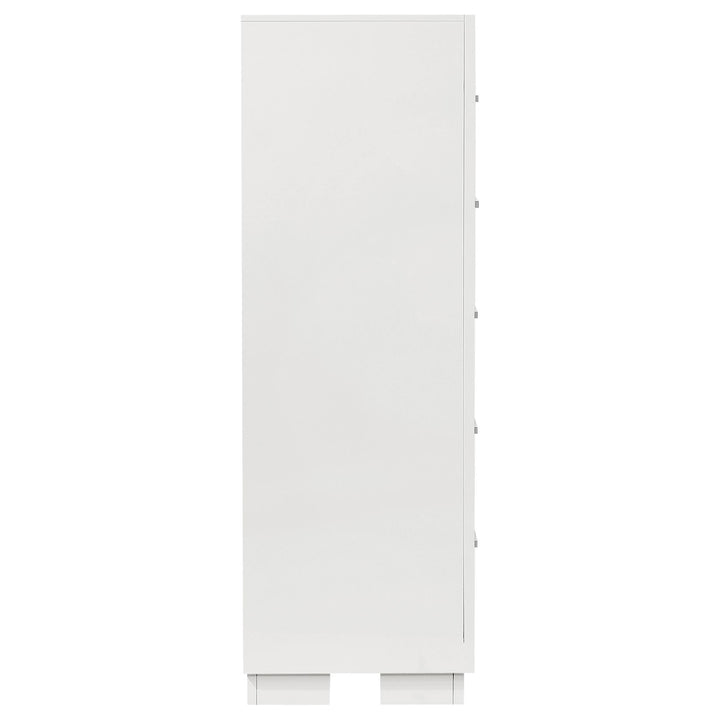 Coaster Furniture 224731KE-S5 Lucia 5-piece Eastern King Bedroom Set Beige and White