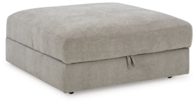 Aslan Court Ottoman With Storage - Gray - Gray
