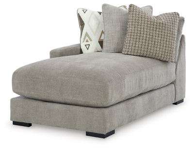 Aslan Court Left-Arm Facing Corner Chaise - Gray - Gray