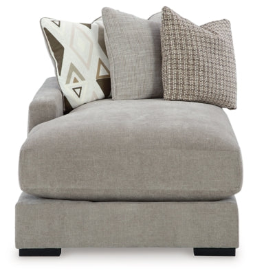 Aslan Court Left-Arm Facing Corner Chaise - Gray