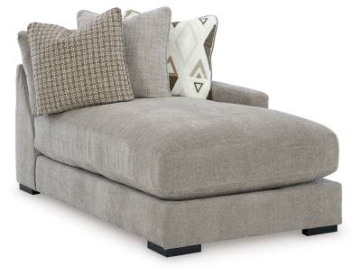 Aslan Court Right-Arm Facing Corner Chaise - Gray - Gray