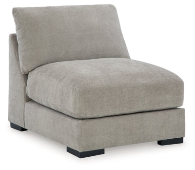 Aslan Court Armless Chair - Gray - Gray