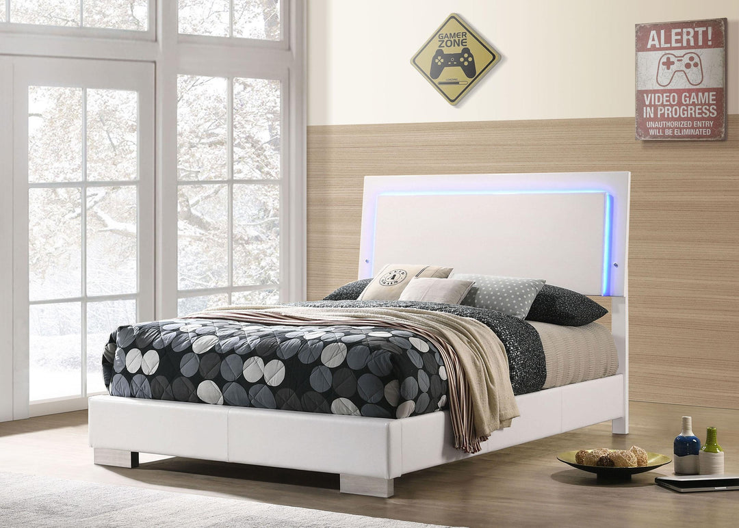 coaster-furniture-203500f-felicity-wood-full-led-panel-bed-white-high-gloss