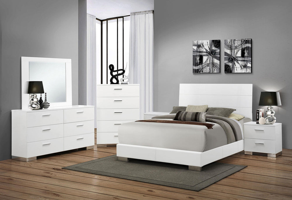 coaster-furniture-203501q-s6-felicity-6-piece-queen-bedroom-set-white-high-gloss