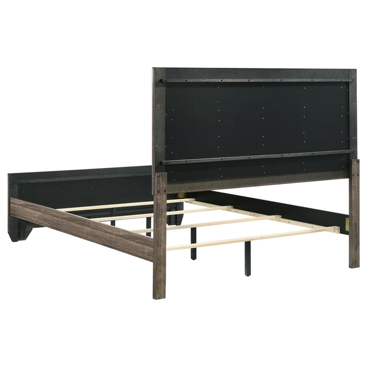 Kauffman - Wood Queen Panel Bed - Washed Taupe