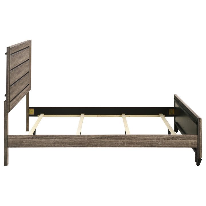 Kauffman - Wood Queen Panel Bed - Washed Taupe